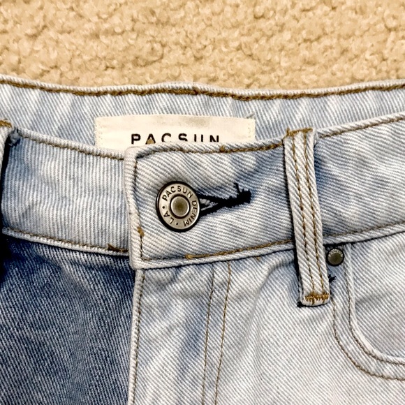 🆕🔥PACSUN SUPER FREAKING CUTE&STYLISH&TRENDY DARKDENIM/LIGHT-DENIM/COLOR BLOCK - Picture 8 of 8